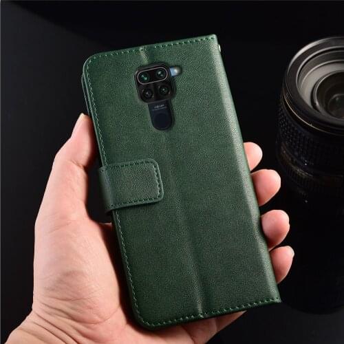 For Xiaomi Redmi Note 9 4G Global Coque Kickstand Cover With Strap For Redmi Note 9 5G Wallet Flip Leather Case