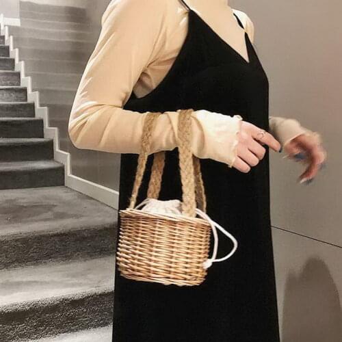 Женские плетенные сумки HOBBAGGO China At AliExpress