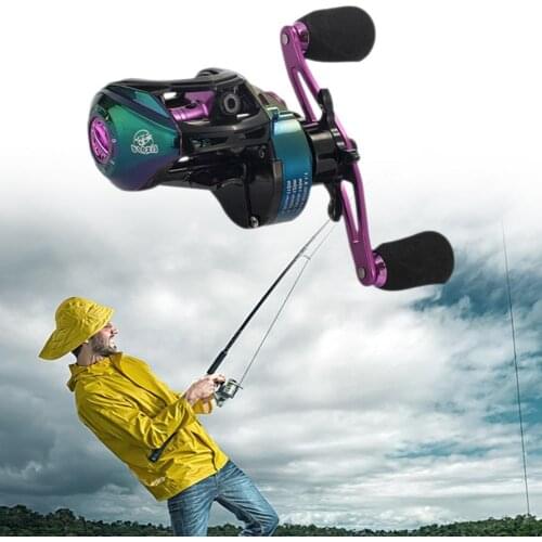 Multi-color 8.1:1 Magnetic Brake Bait Casting Reel Fishing Wheel Angling Spinning Wheel Fishing Reel Fishing Accessories tools