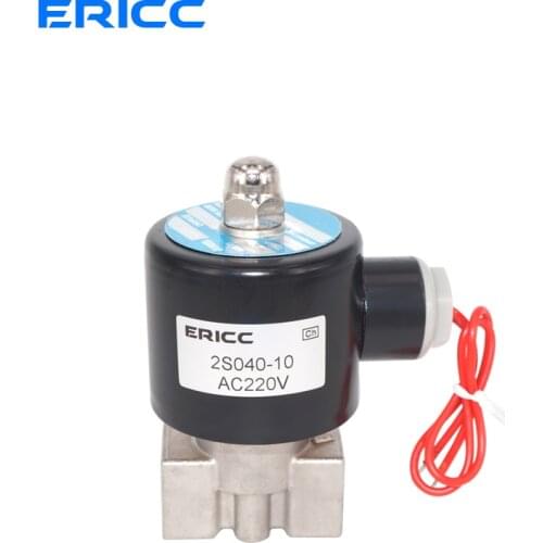 2S series Closed type Valve 1 1/4" 1 1/2" 2" Stainless steel Electric Solenoid Valve Pneumatic Valve for Water Oil Gas