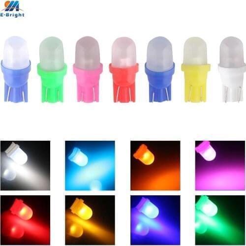 6V 6.3V AC DC Non-polarity T5 LED Light Bulb 2721 37 74 17 286 for Pinball Machine Orange Ice Blue Pink Warm White 10PCS