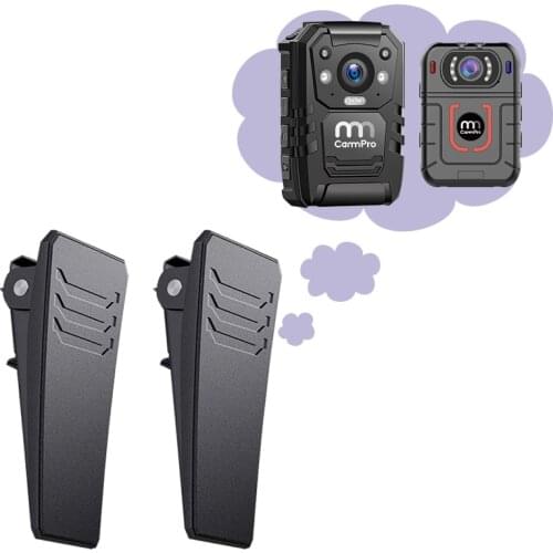 Metal Clip Mount for CammPro Police Body Worn Camera I826 and M831 - 2 in 1 Pack