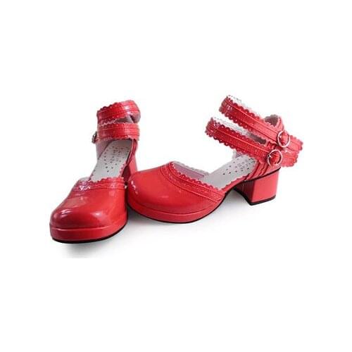 Princess sweet lolita gothic lolita shoes custom lolita cos punk classic hot-selling shoes an9108 queen cosplay
