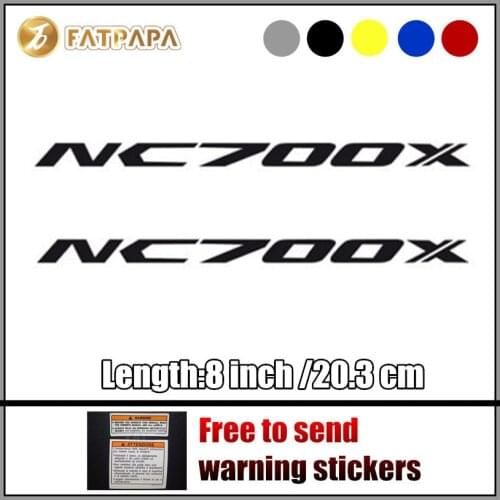 Motorcycle bike Fuel tank Wheels Fairing notebook Luggage helmet MOTO Sticker decals For HONDA NC700 X NC 700 NC700X