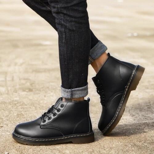 Men leather work sneaker sports dress men spring cuero leisure sapatos Sneakers slip sport hot causal Light casuales coturno on