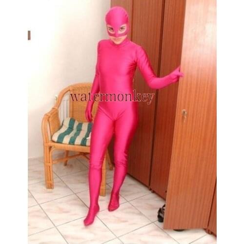 New style women Spandex full Bodysuit Costume cosplay jumpsuit with beautiful mask