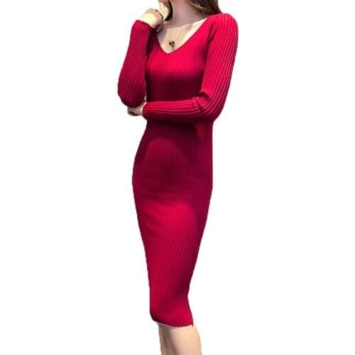 2021 Autumn Winter Knitted Maternity Sweater Dress Elegant Bodycon Maxi Long Dress for Pregnant Women Maternity Clothes