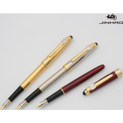Jinhao Fountain Pen JINHAO 165 Medium Nib Fountain Pens Stationery Supplies ink pen for Writing Tools Can customize LOGO