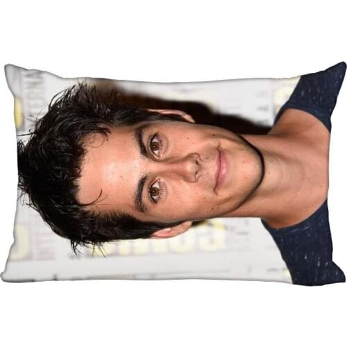 Dylan O'brien HOT Sale Rectangle Pillowcases (Two-Sides) Zipper Custom Pillow Cover Wedding Decorative Custom Your Image Gift