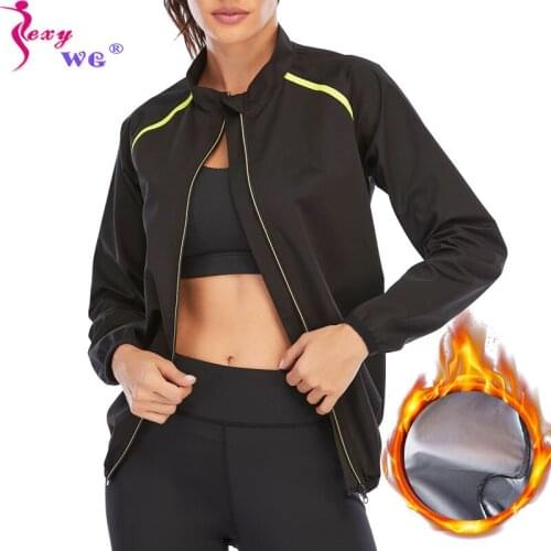 SEXYWG Waist Trainer Sauna Shirt Body Shaper Slimming Vest Weight Loss Fat Burning Tank Top Blouse Shapwear Women Corset