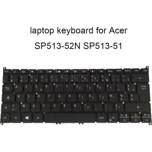 Replacement keyboards SP513 52N backlight keyboard for Acer SPIN 5 SP513 51 SF114-32 FR French SV3P A81BWL black laptop KB best