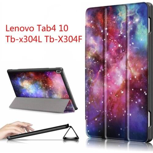 Ultra Slim Smart Flip Case Cover for Lenovo Tab4 10 Tb-x304l Tb-X304f Magnet Smart Funda Cover for Lenovo Tab 4 10 Case