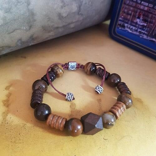 VAOOV Jewelry Stone Bracelets For Men