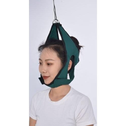 1PCS Hanging Cervical Traction Device Soft Neck Stretching Belt Pain Relief Metal Bracket Chiropractic Neck Traction Cushion