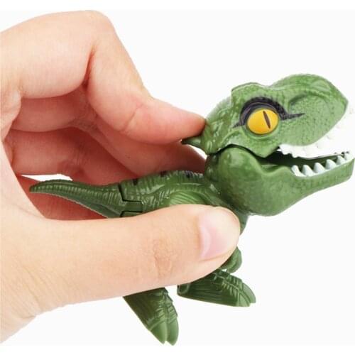 D7WF 4pcs Finger Dinosaur Egg Toy Creative Tricky Tyrannosaurus Model Dinosaur Toy Childrens Gifts