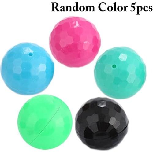5PC/Set Cat Ball Toy Interactive Balls Sound Anti-Biting Plastic Cat Ball Puppy Play Ball Teeth Chew Toys Tooth Cleaning Balls