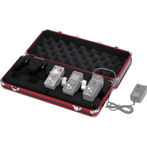 Aroma APB-3 Effect Pedal Carry Case Box Guitar Effects Total Metal Locking Case Top Quality Guitar Parts & Accessories