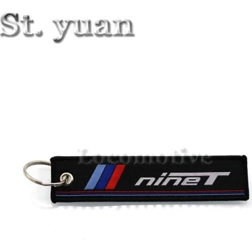 Motorcycle keychain Embroidery Collection Keychain For BMW K1300S K1600GT S1000RR HP4 NINET K1300R Keyring