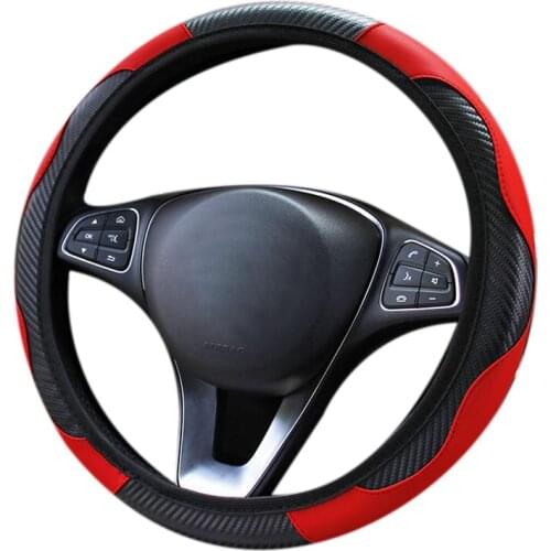 Car Steering Wheel Cover Breathable Non-Slip Steering Covers Internal Accessories Suitable for Car Decoration