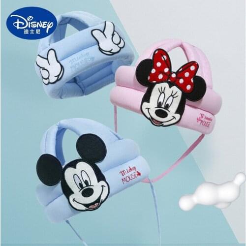 Disney Mickey Minnie Baby Sling Newborn baby toddler head drop protection cap cartoon cute breathable practical protection cap