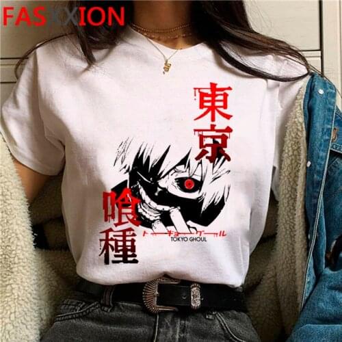 Tokyo Ghoul tshirt men graphic tees harajuku streetwear print grunge t-shirt couple clothes streetwear