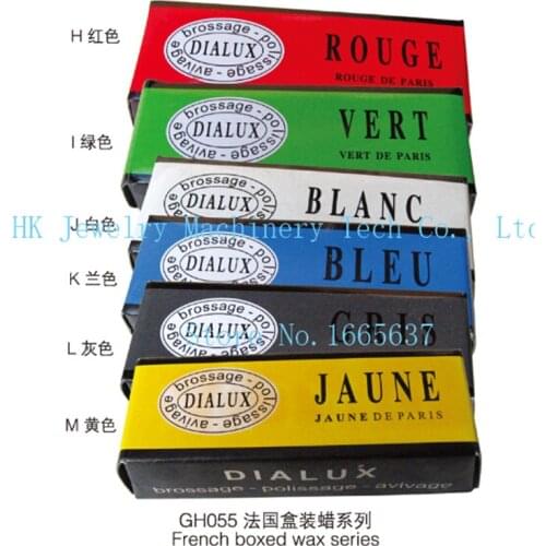 Goldsmith Newest Jewelers Rouge Polishing Compound For Gold & Silver dialux polishing wax 6pcs/set