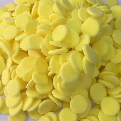 Car Polishing and Waxing Sponge Ultra-high Density Round Durable Sponge Car Polishing Small Sponge 1PCS