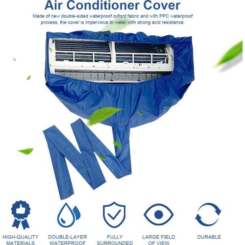 Air Conditioning Cleaning Cover Water Receiving Hood Hanging Waterproof Cover Water Bag Air Conditioning Cleaning Accessories
