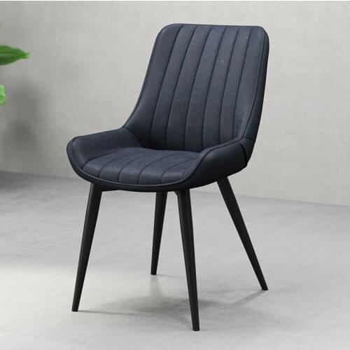 Loft Nordic Dining chair Leisure Time Designer To Work In An Office Chair Light Luxury Iron Art Concise Modern Soft Sofa Dining