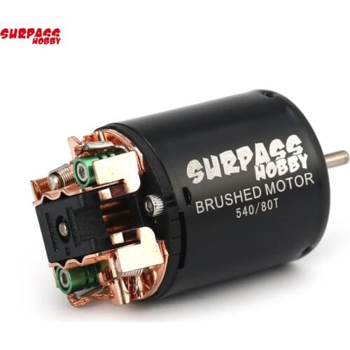 Surpass 540 13T 17T 21T 23T 27T 35T 45T 55T 80T Brushed Motor for RC Car 1/10 Rock Crawler 4WD Vehicle RC Car Parts RC Motor
