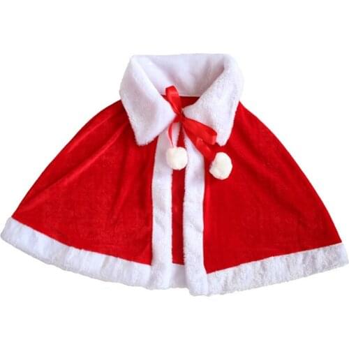 Christma Costume Prop Childrens Cape Cloak High-grade Velvet Adult Decoration Clothing Wholesale Cospaly Stage Performance Wear