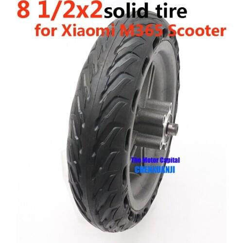 8.5x2.0 for Xiaomi electric scooter tire m365 tire solid hole shock absorber non pneumatic 8 1 / 2x2 8.5 Inch durable wheel