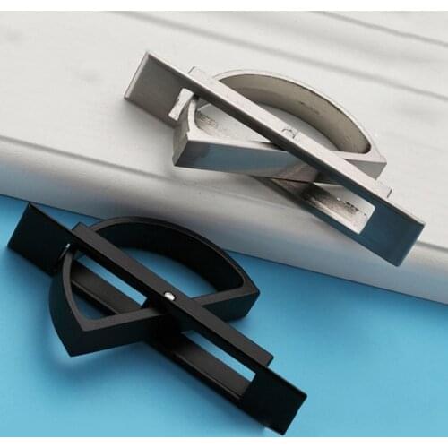 Tatami Hidden Door Handles Zinc Alloy Recessed Flush Pull Cover Floor Cabinet Handle Bright Chrome Dark Furniture Hardware