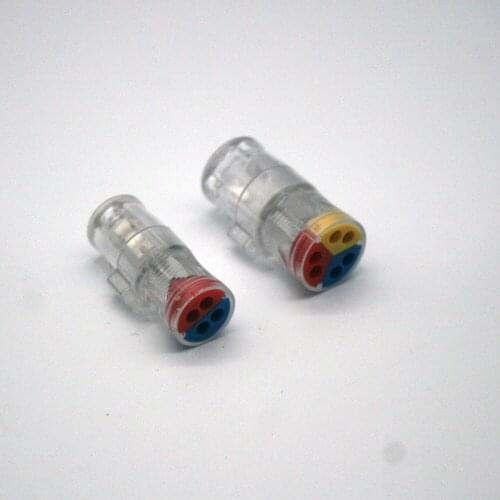 Quick wire connector lt-724 / 736 butt terminal block 24a 450V hard lead electrical quick connect terminal connector