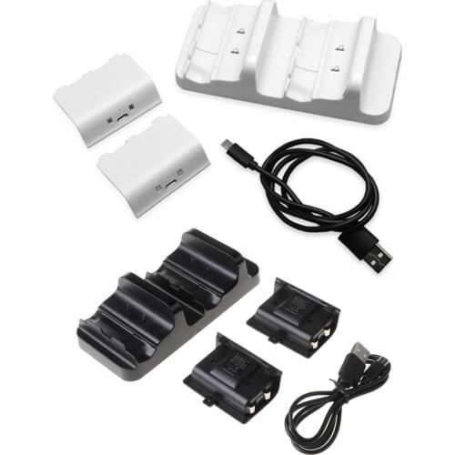 Brand New Dual Charging Base Drivers Portable Charger for Xbox-One Slim Controller USB Charging Base Game Accessories