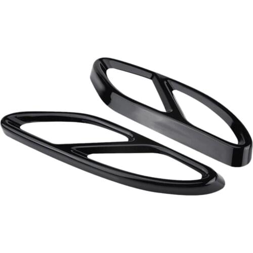 Steel Pipe Throat Exhaust Outputs Tail Frame Trim Cover for Mercedes-Benz W213 W205 Coupe W246 W216 GLC GLE GLS CLA