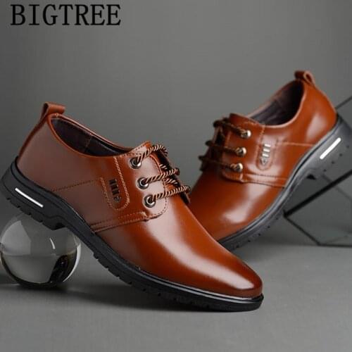 Mens Dress Shoes Genuine Leather Mens Dress Boots Mens Shoes Casual Business Suit Shoes Derbi Kozaki Damskie Zapatos Oxford Homb