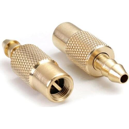 1Pcs 6mm Car Clip Clamp Connector Adapter dropshipping Auto Brass Tyre Wheel Tire Air Chuck Inflator Pump Valve
