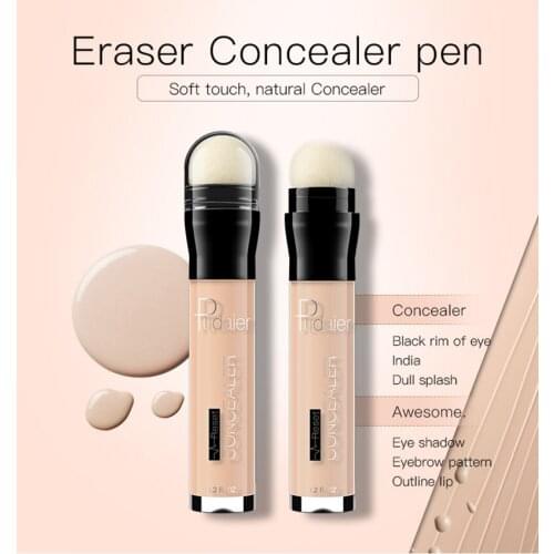 1PC Strong Concealer To Cover Dark Circles Acne Marks Pores Lasting Waterproof Brighten Skin Tone Concealer Foundation TSLM1