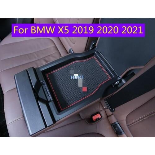 Car Non-Slip Mat Door Gate Slot Mats Carpets Position Cup Holder Pads For BMW X5 2019 2020 2021 Interior Accessories 19pcs
