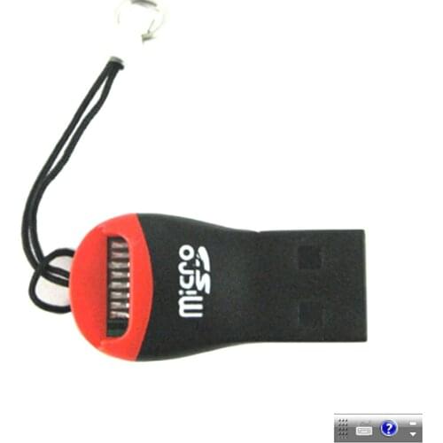 2in1 USB 2.0 Mini Micro SD T-Flash SDHC MS TF M2 Memory Stick Micro Card Reader