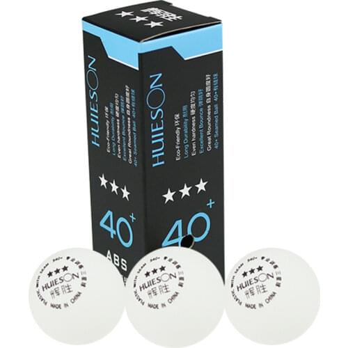 New 3pcs/pack 3-Star 40mm 2.7g Table Tennis Balls Ping pong Ball White Pingpong Ball Amateur Advanced Training Competition Ball
