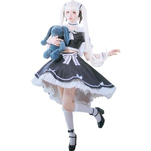 Anime Game In Solitude Kasugano Sora Cosplay Costume Top Skirt Collars Socks Daily Carnival Party Festival Uniform Brand New