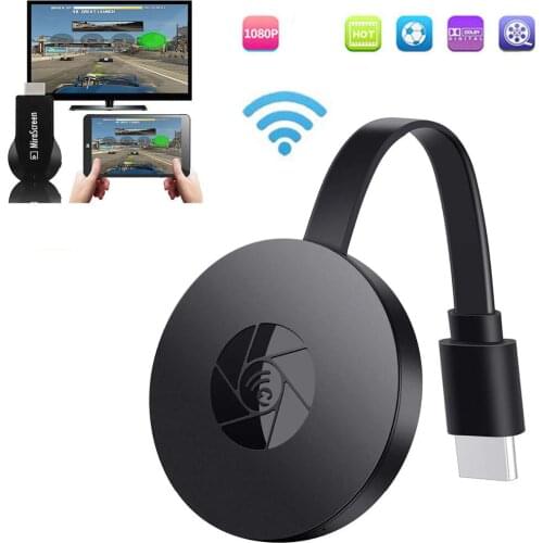 Wireless Wifi Screen Mirroring Adapter TV Stick HDMI-compatible Receiver for IPhone Android Phone Audio Video To TV HDTV Cable