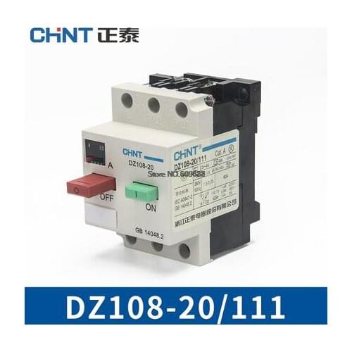CHNT CHINT DZ108 Motor protection Motor switch Moulded Case Circuit Breaker Switch Air Switch Overload Protection