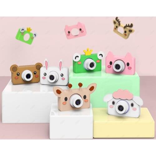 Kids Toy Camera for Girls Toy Children Digital Cameras for Boys Chirstmas Gift Mini Video Recorder Cute Animal With Memory Card
