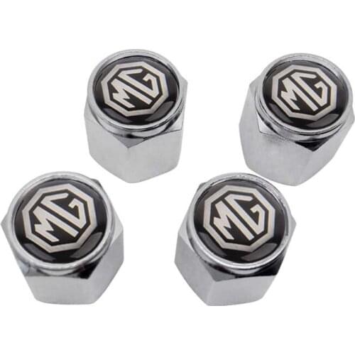 For MG Valve Caps Car Styling For MORRIS GARAGE MG 3 5 6 7 TF ZR Morris 3 SUV Tire Accessories Wheel Tire Valve Stem Caps Cover