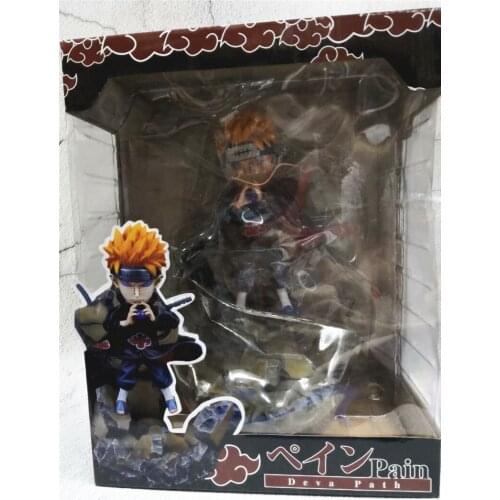 Naruto Akatsuki Organization Q Version GK Rinnegan Pein Nagato PVC 25CM Figurine Decoration Action Figure Model Toy Collectible