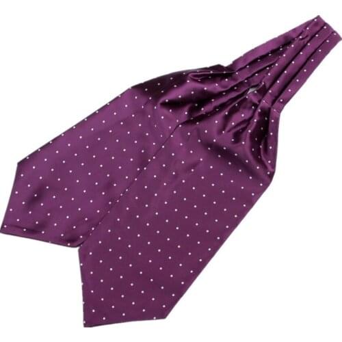 HOOYI Party ties for men Cravat wedding business ascot pattern