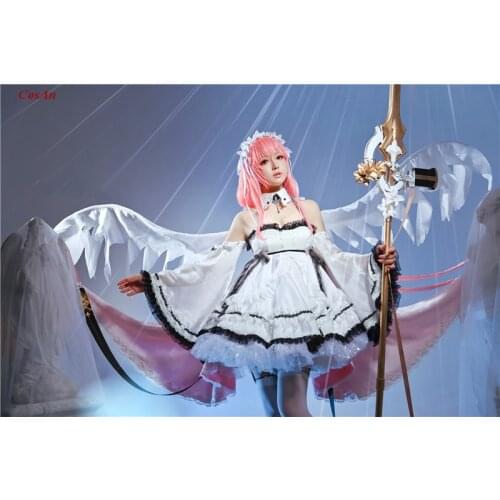 Game Azur Lane HMS Perseus Cosplay Costume Fashion Cute White Battle Dress Unisex Activity Party Role Play Clothing Custom-Make